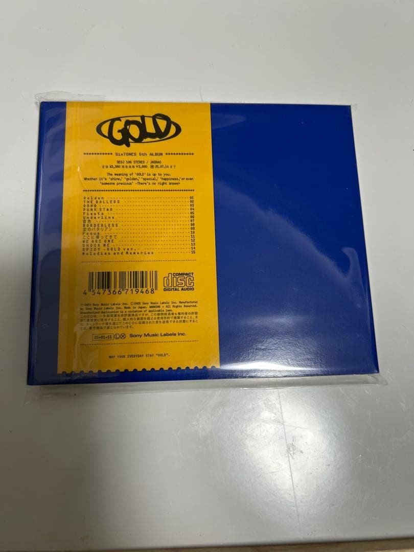 SixTONES GOLD Blu-ray 3形態セット