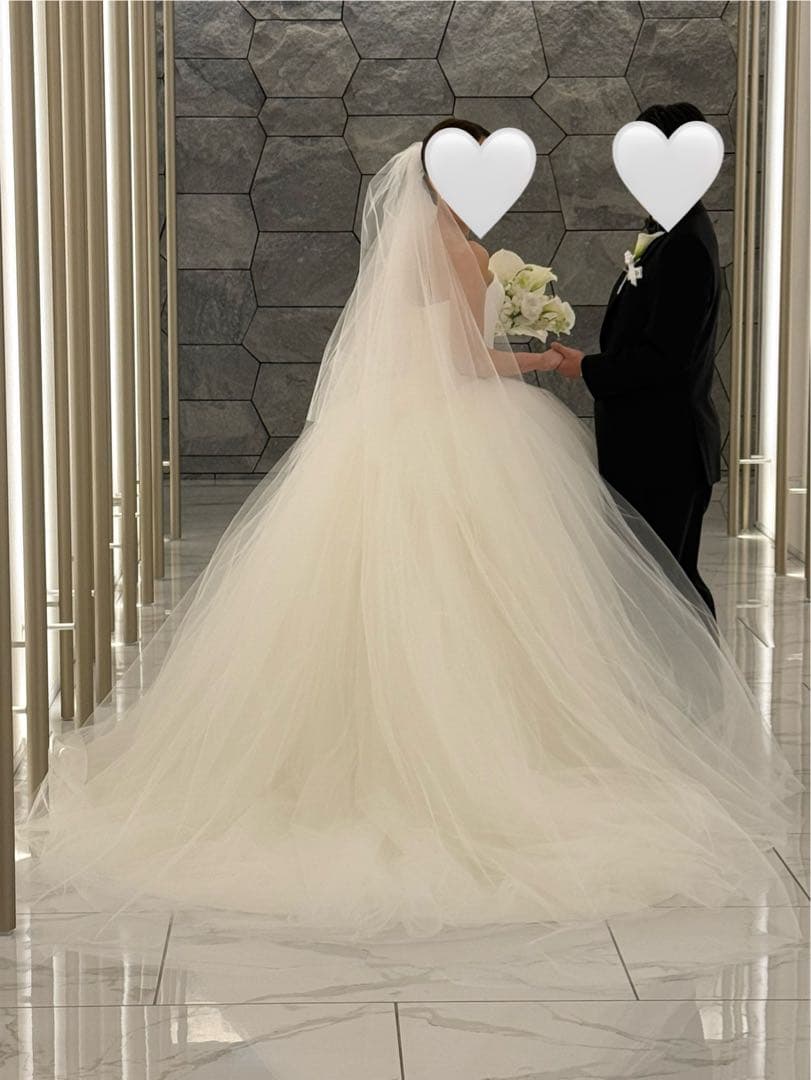 VERAWANG Fernanda US4 2段ヴェール付き