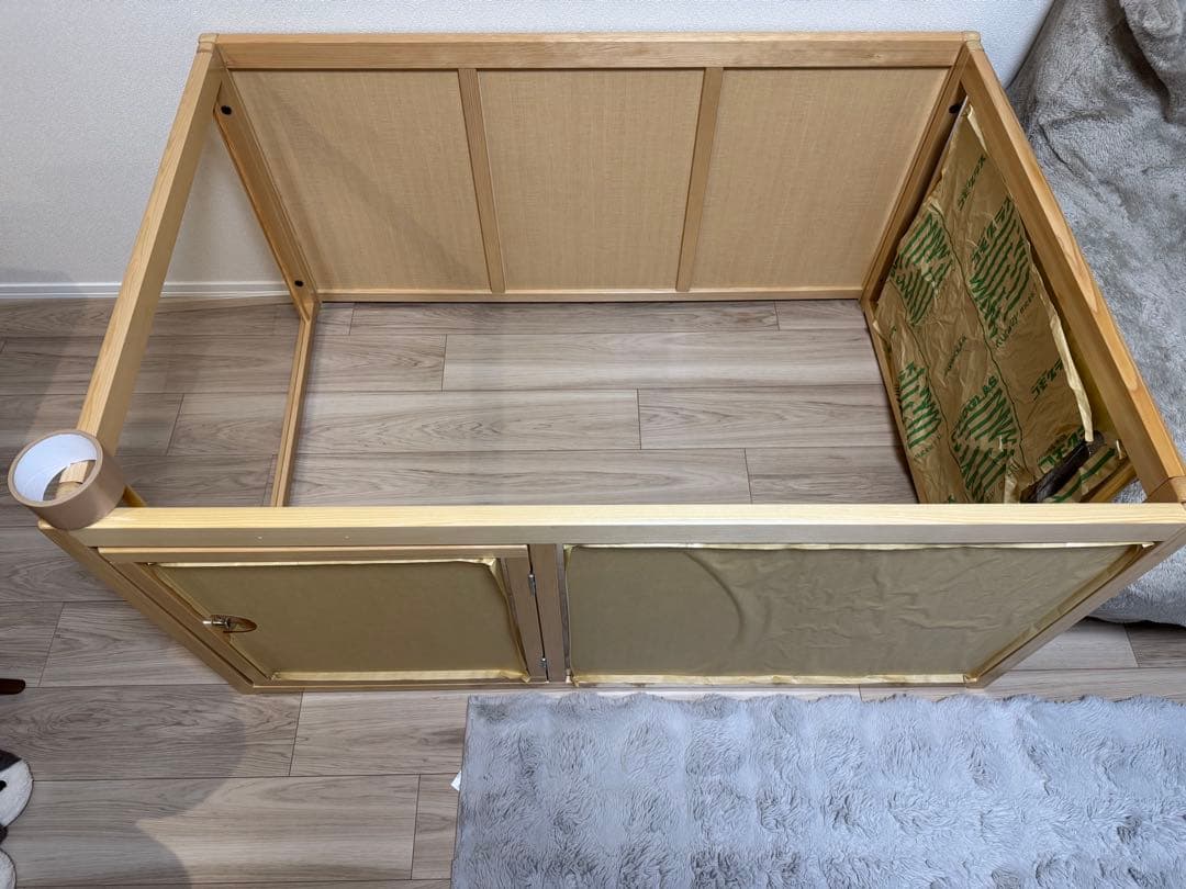 ペットサークル　アクリルケージ　ペッツファースト限定　未使用　マット付き