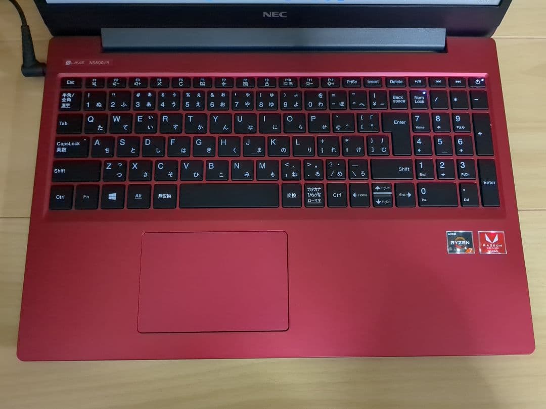 Windowsノート本体 NEC LAVIE NS600/RAR Ryzen 7 8gb ssd256gb
