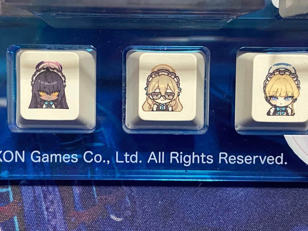 ブルーアーカイブ×ふもコレ　キーキャップセットD+キーボードスタンド