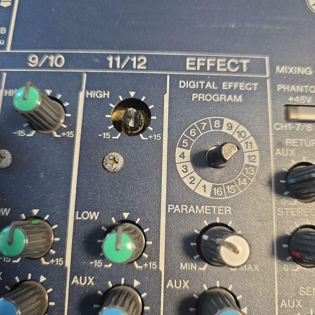 YAMAHA MG124CX DJミキサー 動作未確認