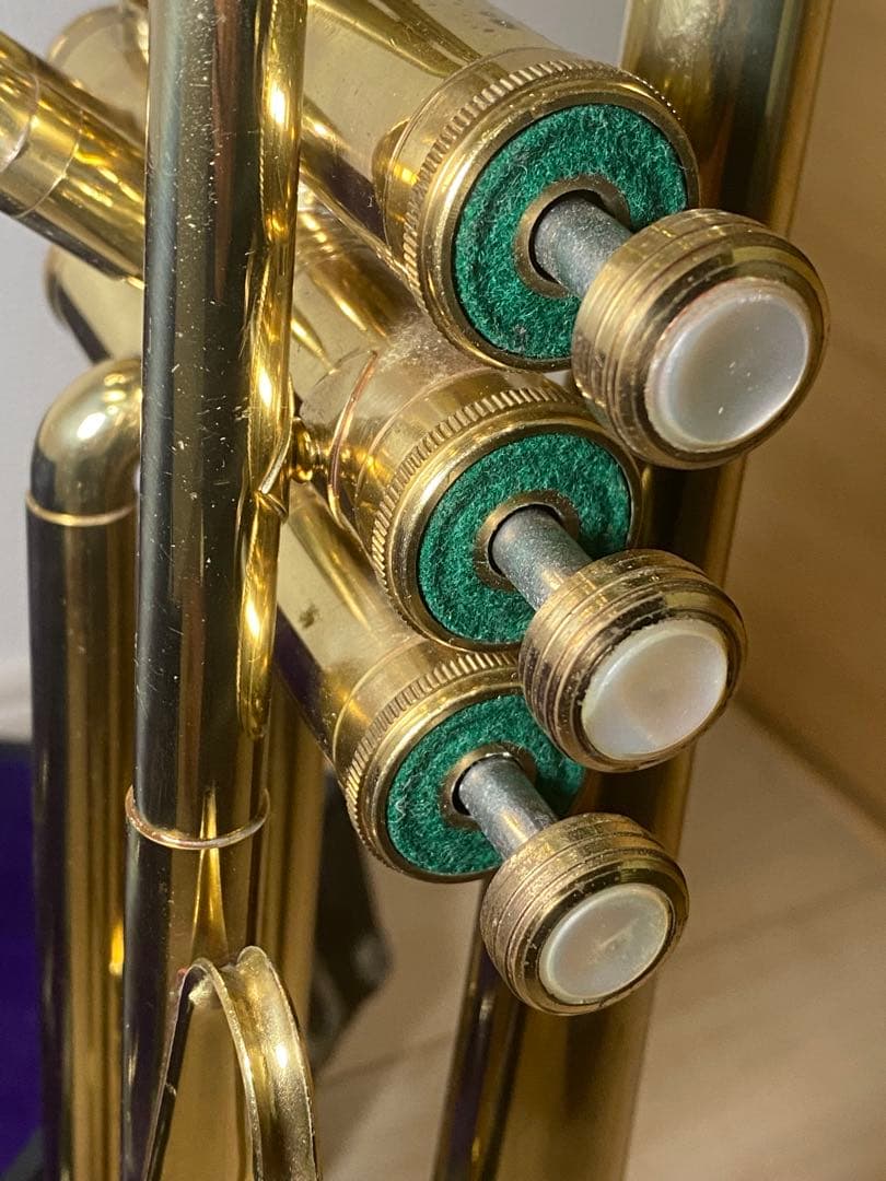 トランペット　本体 真鍮製 3バルブ ケース付き