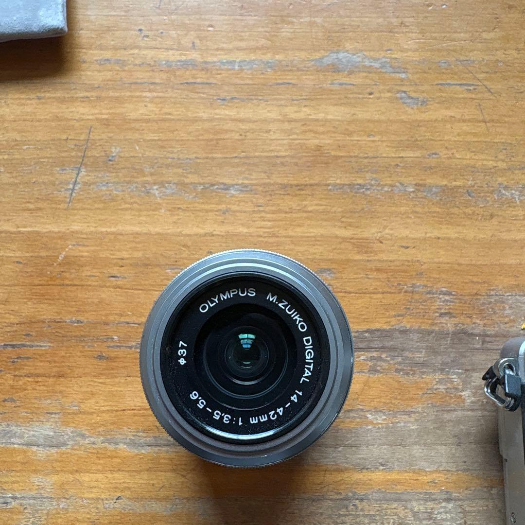 OLYMPUS PEN mini E-PM2 充電コード レンズ レンズの袋