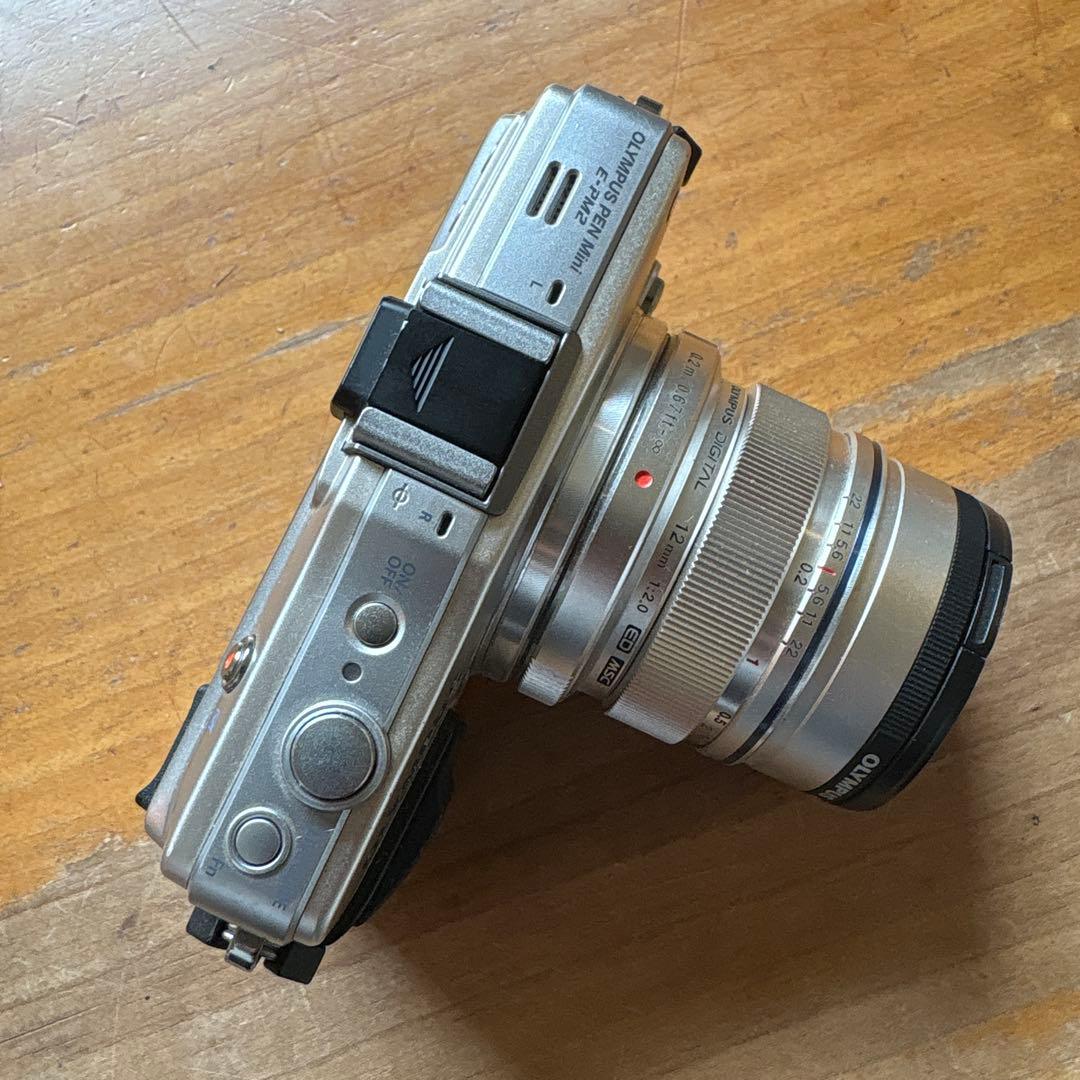 OLYMPUS PEN mini E-PM2 充電コード レンズ レンズの袋