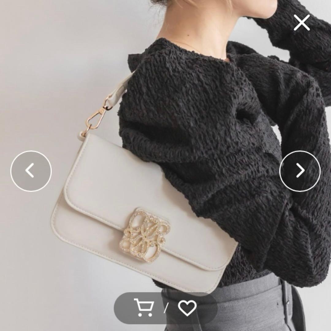 RANDAモノグラムビジューマルチWAYレクタングルバッグ