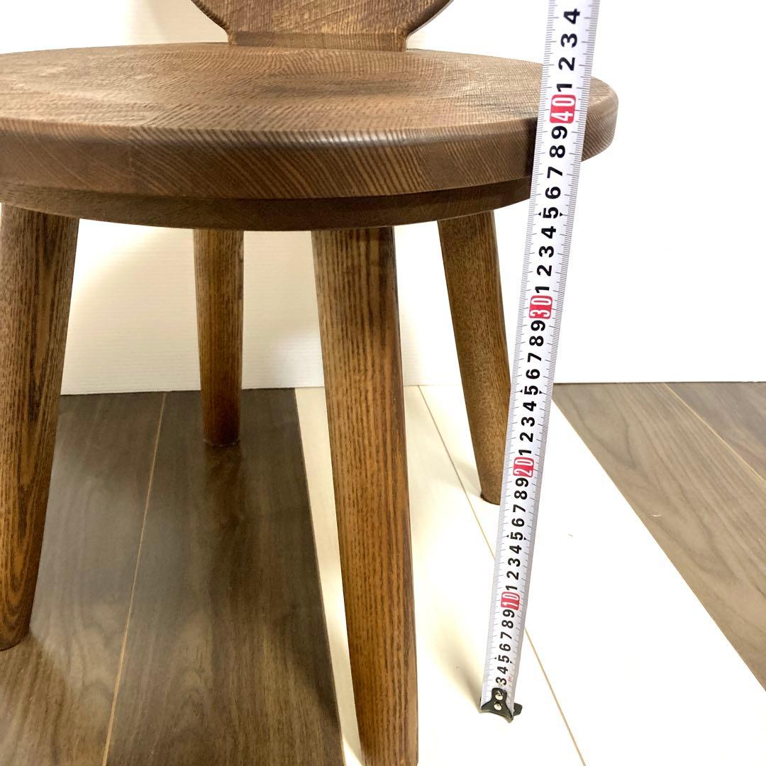 柳川家具 匠夢楽 たくみむら 360度回転 回転式丸椅子 チェア 座面40cm