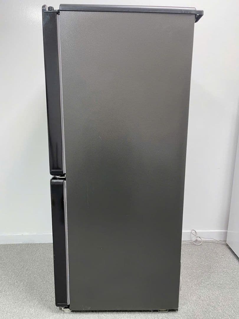 福岡配送、設置込み2022年製Haier JR-NF148CK ブラック冷蔵庫