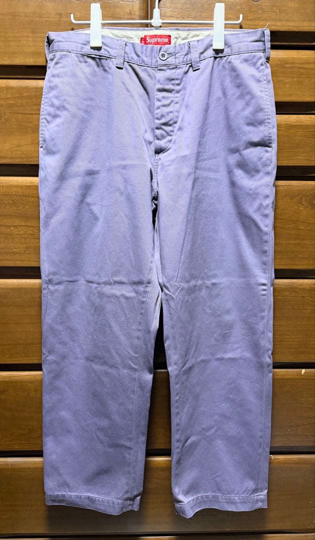 パンツ Supreme 23SS Chino Pant Dusty Purple 34