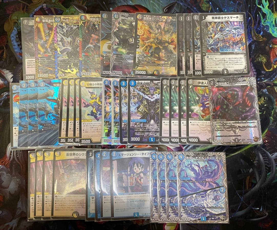 ひ*】様 デュエマ引退品　まとめ売り　デッキ4つ＋汎用カード等