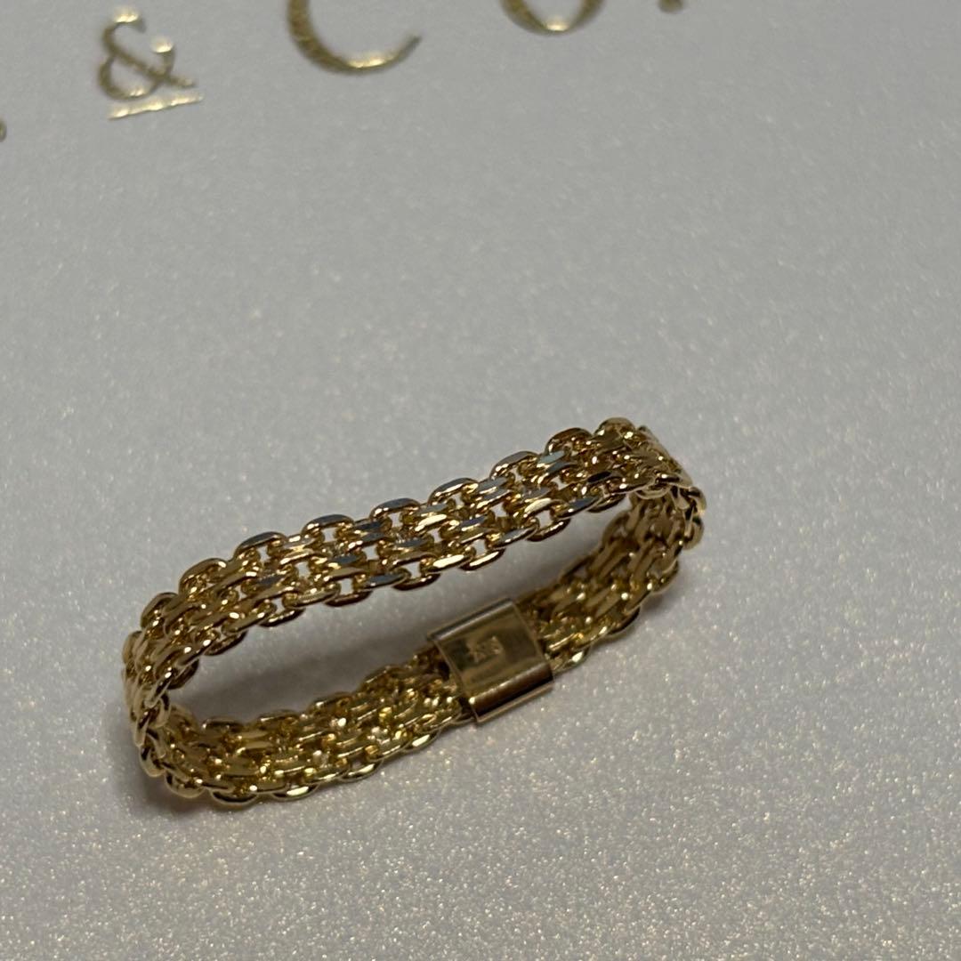 K18 ビスマルク チェーンリング　L&Co.