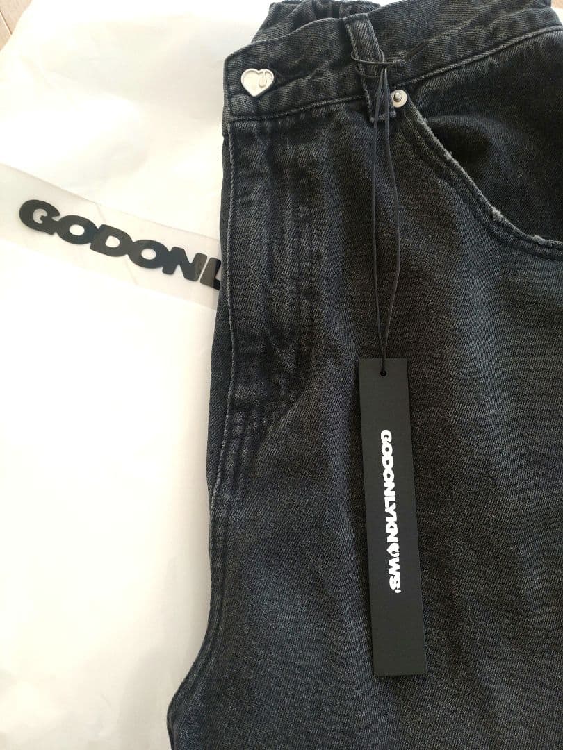 三代目JSB 岩田剛典GOD ONLY KNOWSデニムパンツBLACK S