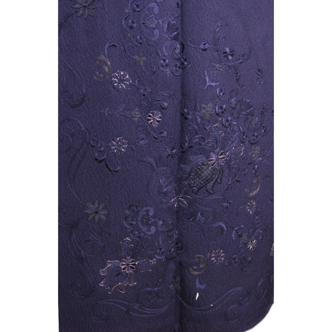 成人式振袖6点セット紫モード無地帯新品小物帯揚げ帯締め重ね衿フリルSP13