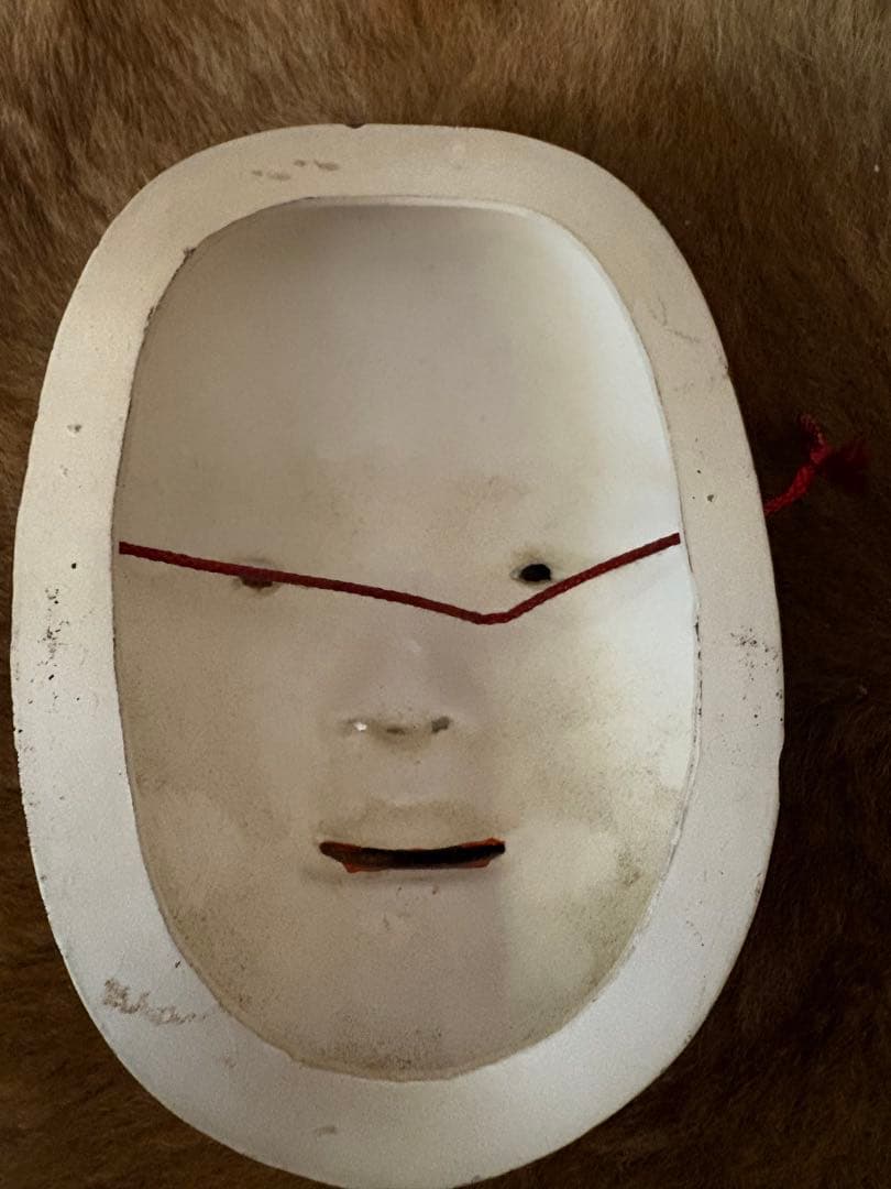 能面 伝統的な日本の工芸品　陶器　Japan 骨董　ビンテージ　レトロ