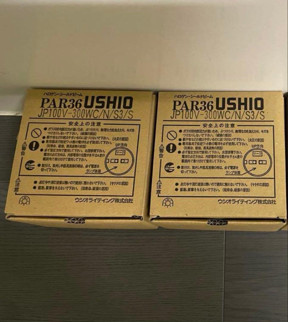 USHIO JP100V300WC/N/S3/S 2個 パーライトハロゲン電球