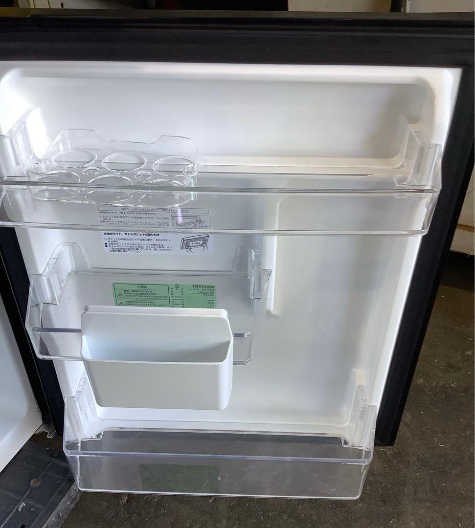 【高年式】2ドア冷蔵庫 ハイセンス HR-K91HB 87L 2023年製 黒
