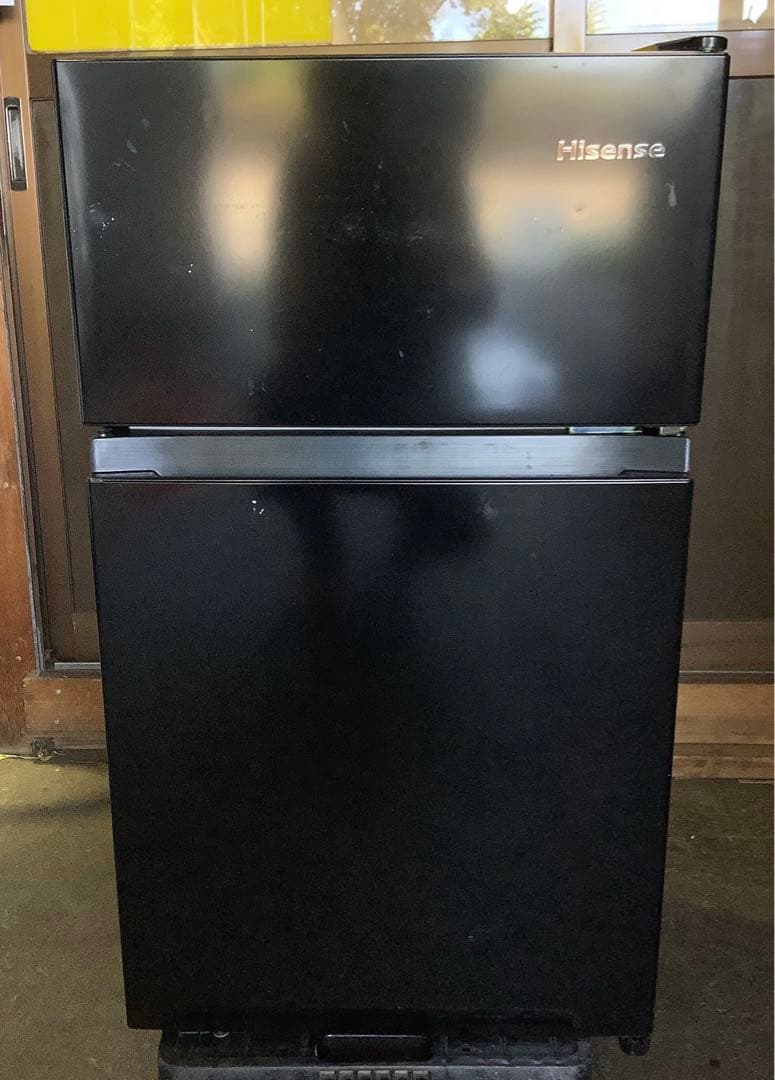 【高年式】2ドア冷蔵庫 ハイセンス HR-K91HB 87L 2023年製 黒