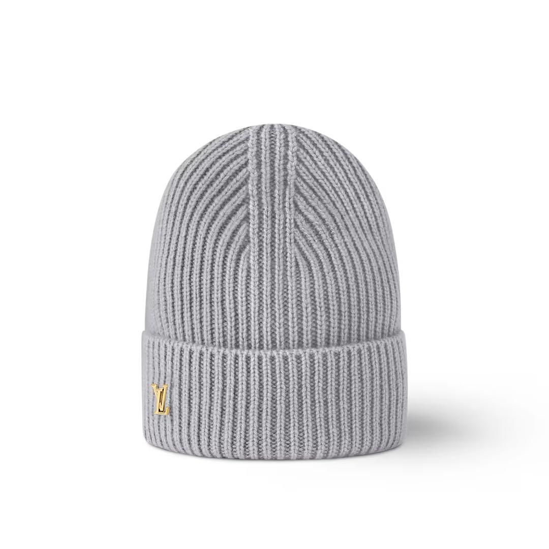 LOUIS VUITTON グレー ニット帽