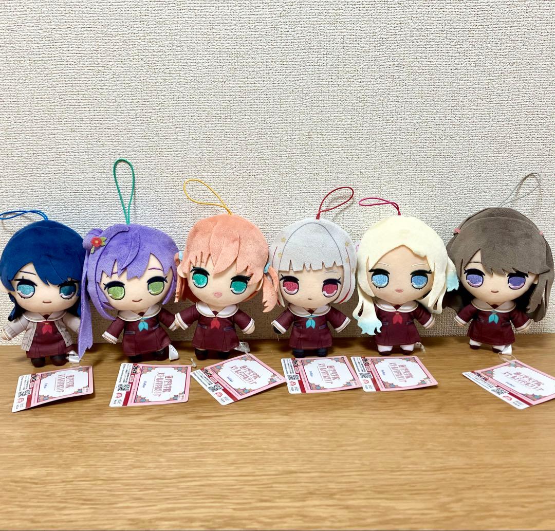 蓮ノ空女学院スクールアイドルクラブ きゅるまるぬいぐるみ　6種類　ラブライブ