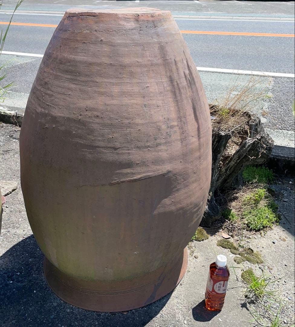 ①大甕　甕　カメ、水甕　水瓶　インテリア　オブジェ　ガーデニング　金魚　メダカ