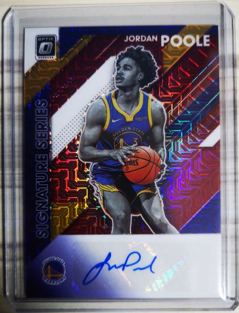 2019 donruss optic jordan poole Auto サイン
