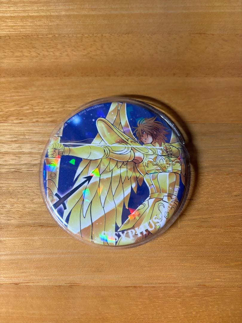 聖闘士星矢 缶バッジ　シジフォス