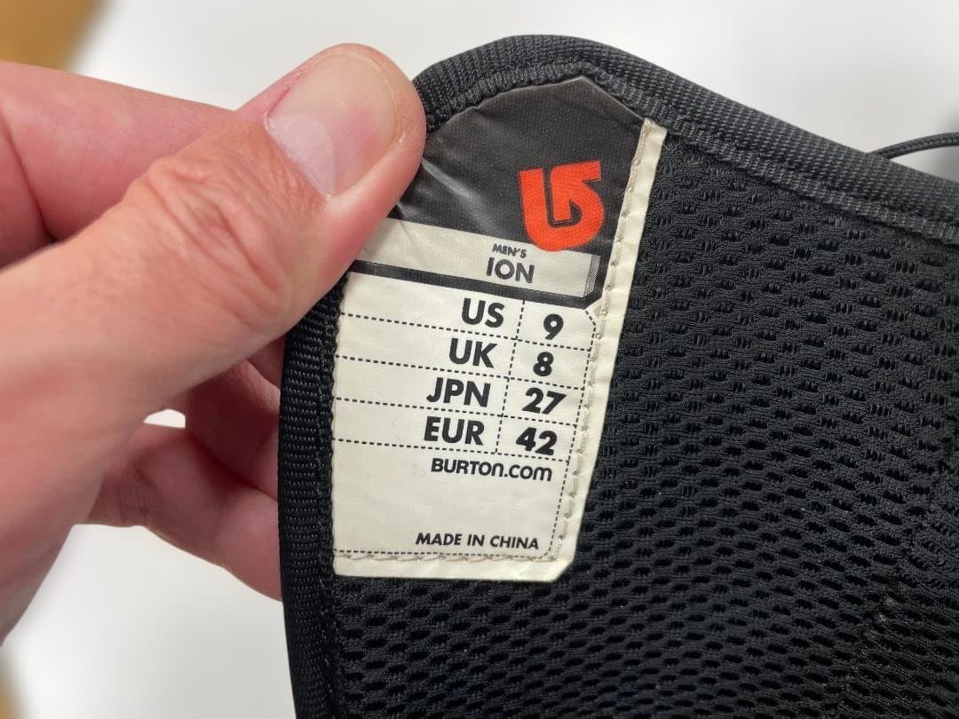 Burton ION スノーボードブーツ 27.0cm ブラック/レッド