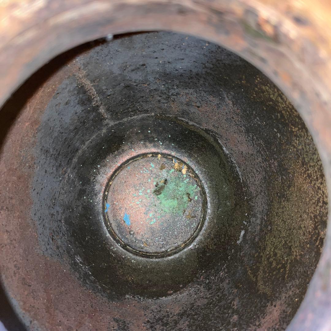 【専用】中国美術 七宝焼 金彩 花鳥図 梅に時鳥 大花瓶 花器 花詰 壺