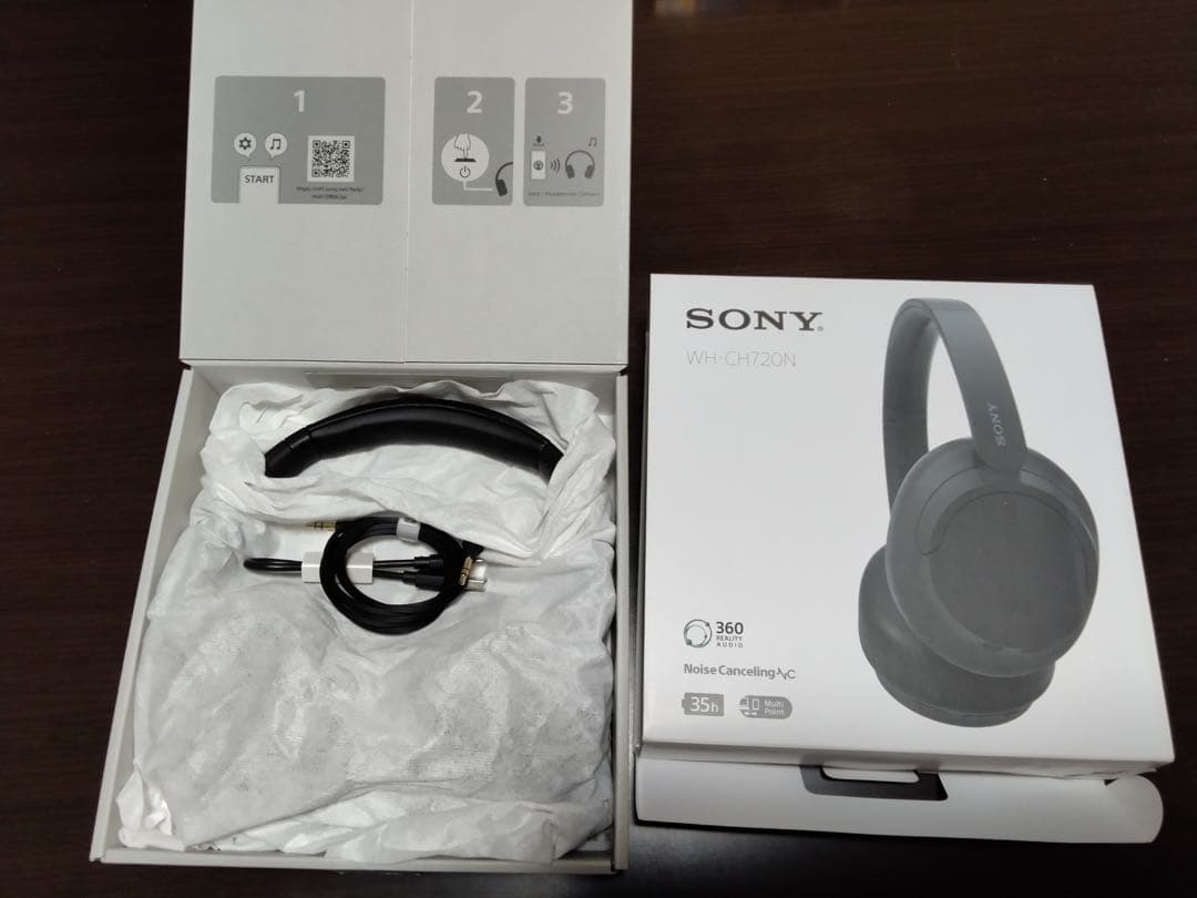 【美品】SONY WH-CH720Nワイヤレスヘッドホン