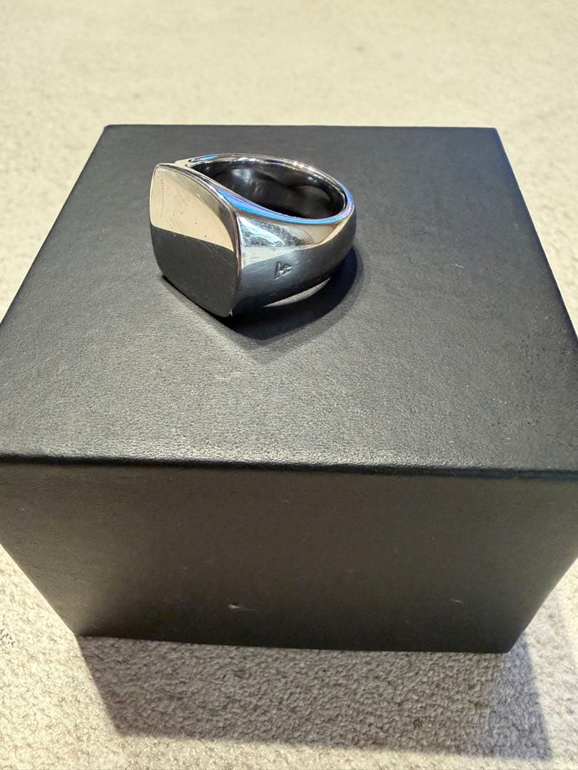 TOMWOOD シルバー スクエアリング