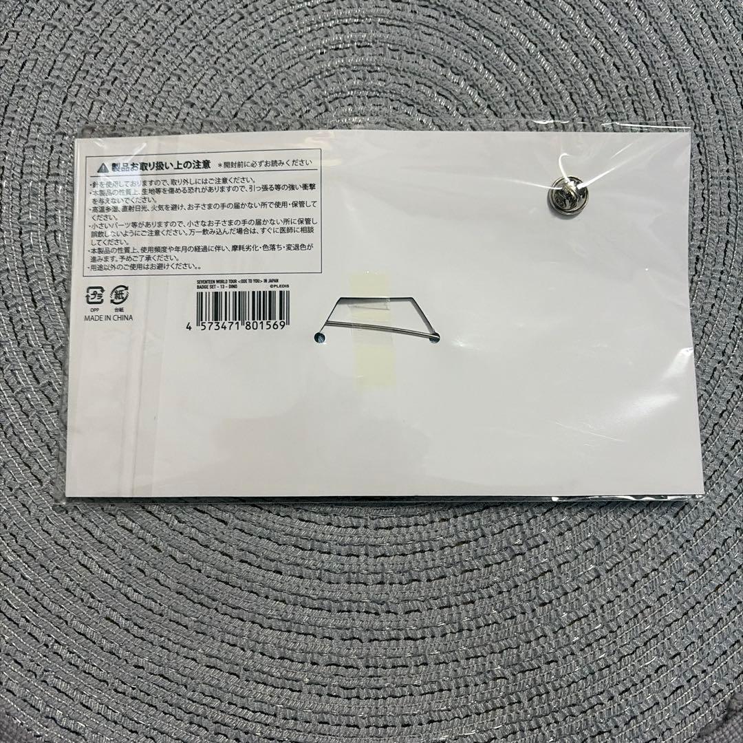 セブチ　ワッペンバッチ　디노　ディノ　DINO オドコン