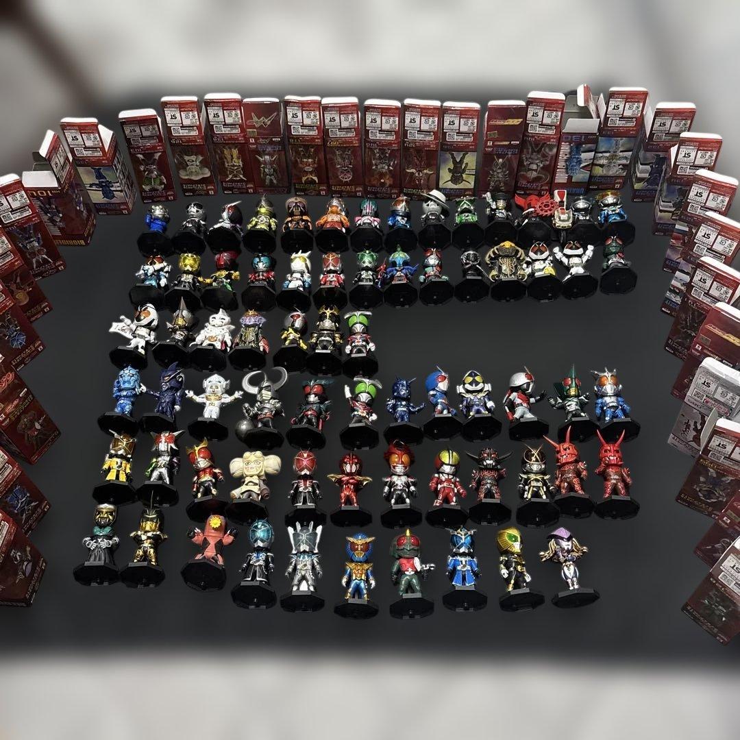 か*ゅ様 仮面ライダー　ワールドコレクタブルフィギュア70体セット