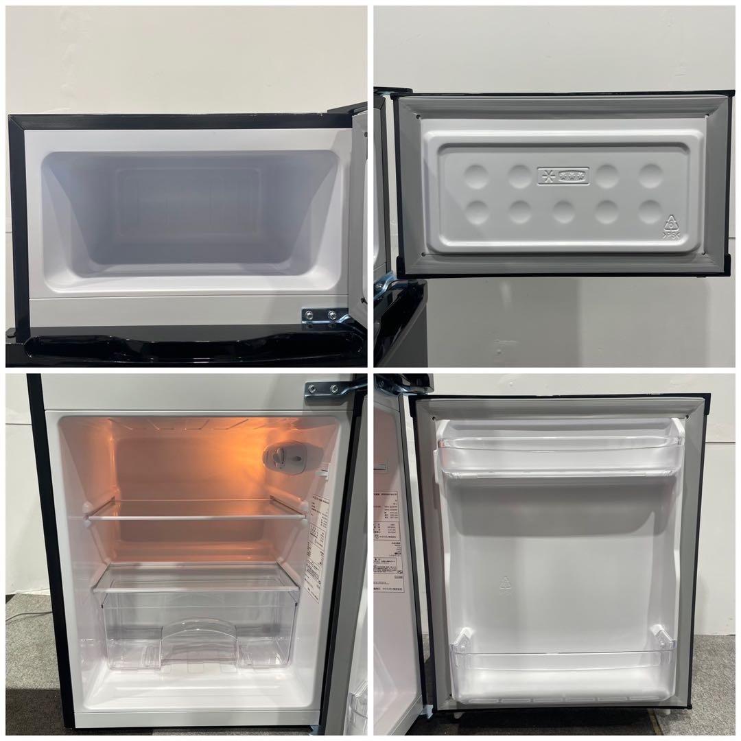 MAXZEN 生活家電2点セット 冷蔵庫 85L 洗濯機 5kg De019