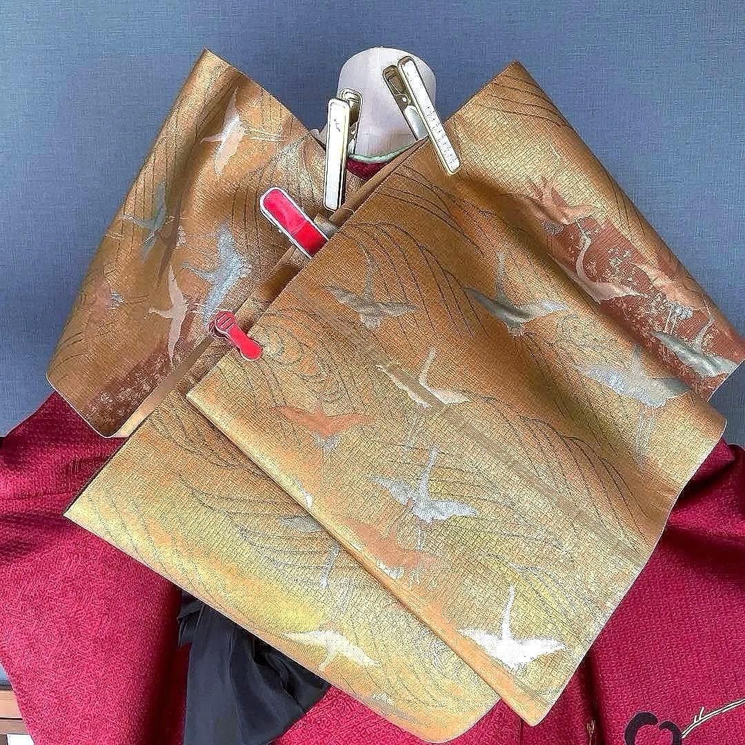 振袖フルセット　高身長　総絞り　金刺繍　成人式振袖　振袖　裄丈70