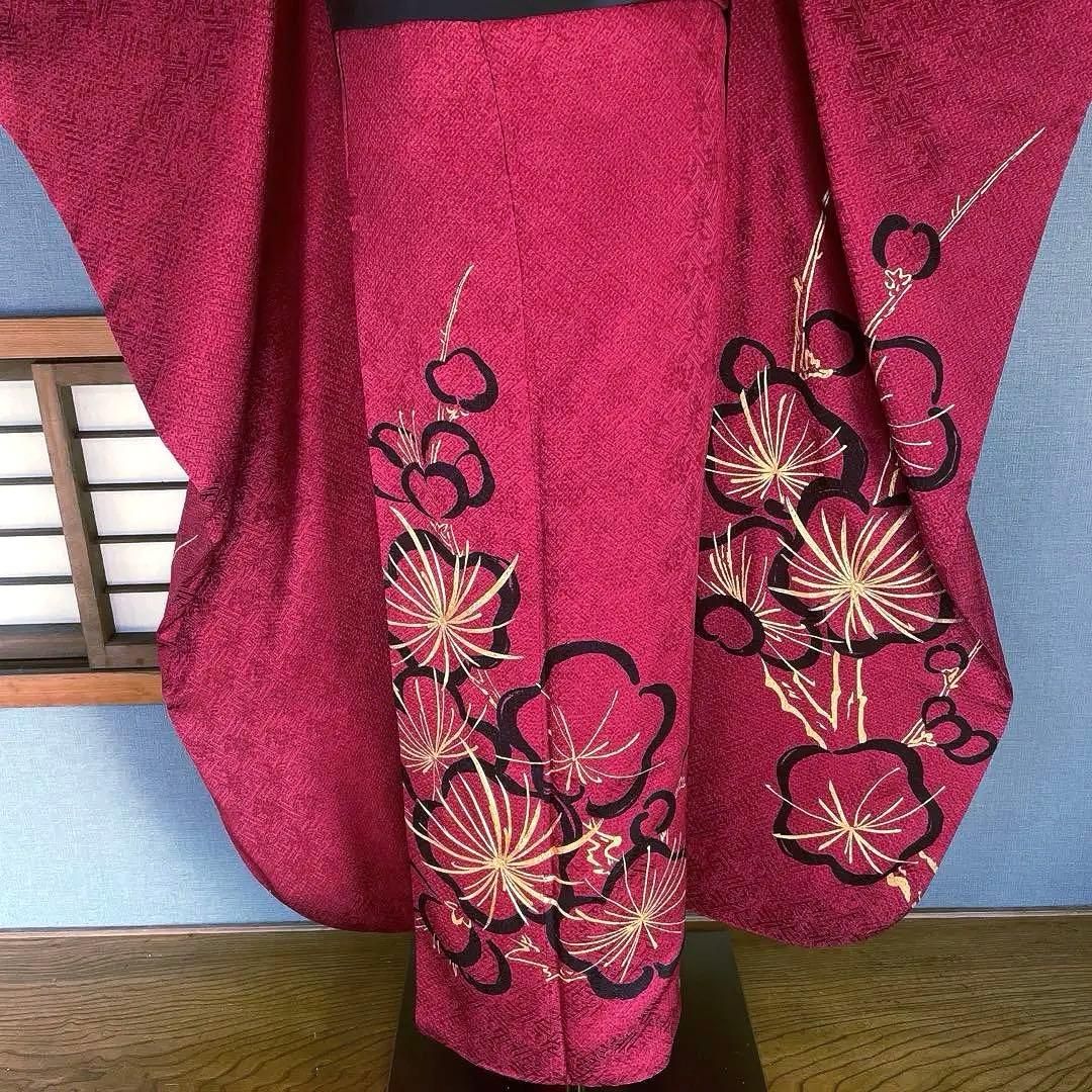 振袖フルセット　高身長　総絞り　金刺繍　成人式振袖　振袖　裄丈70