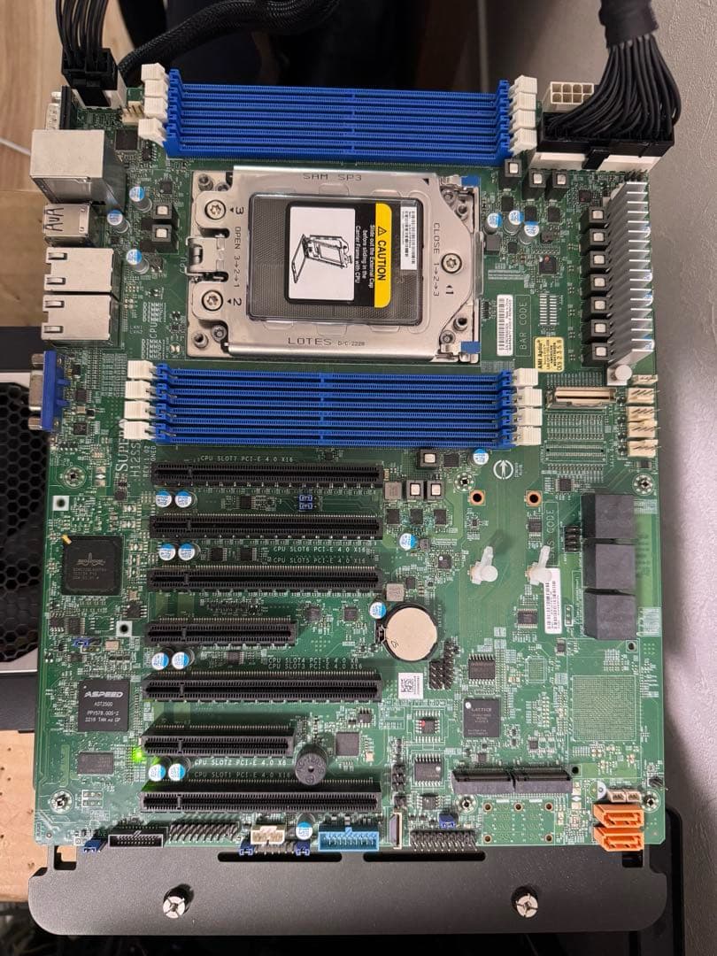 【ジャンク】Supermicro H12SSL-i AMD EPYC SP3