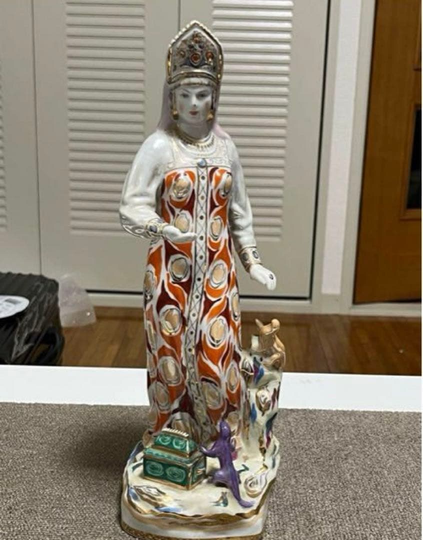 デュレボ ソ連 ロシア ソビエト　磁器置物 時代品　唐物