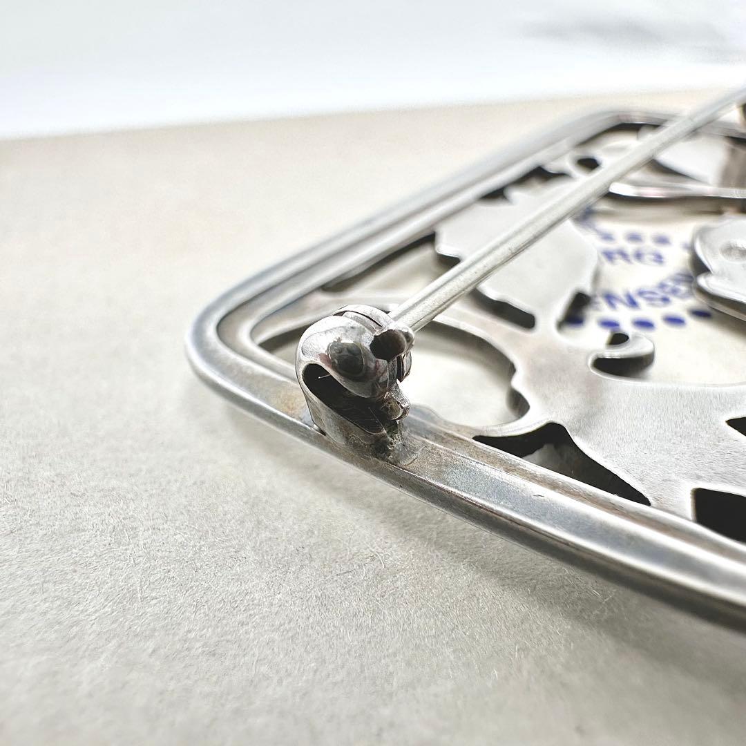   295 シルバー　ブローチ　フラワー　925