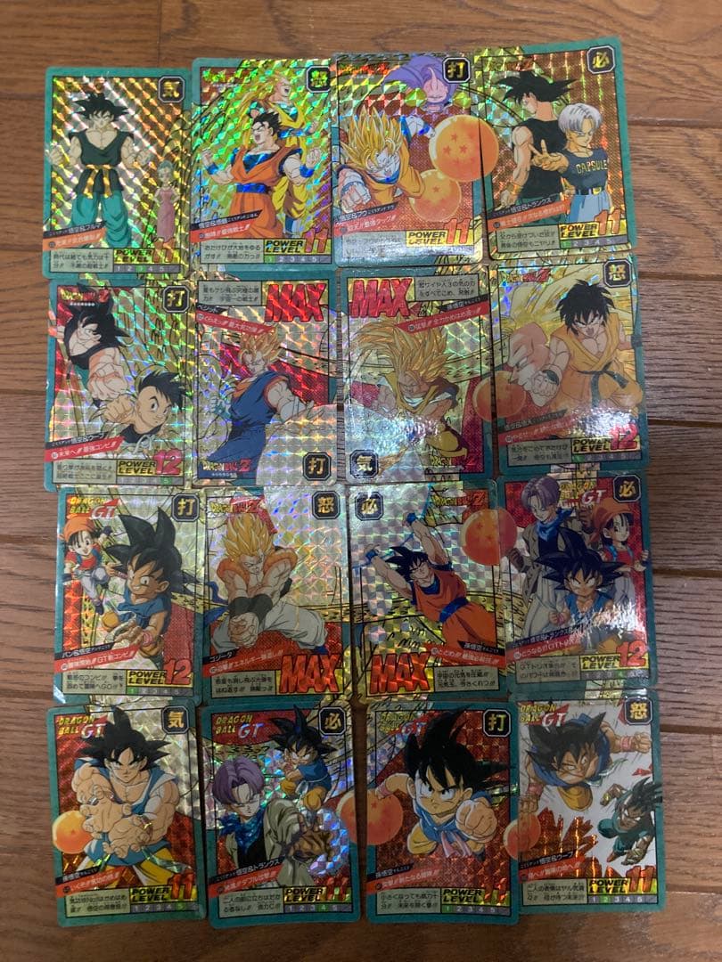 ドラゴンボール　カードダス　15弾 16弾 繋がる神龍 16枚セット　キラ　悟空