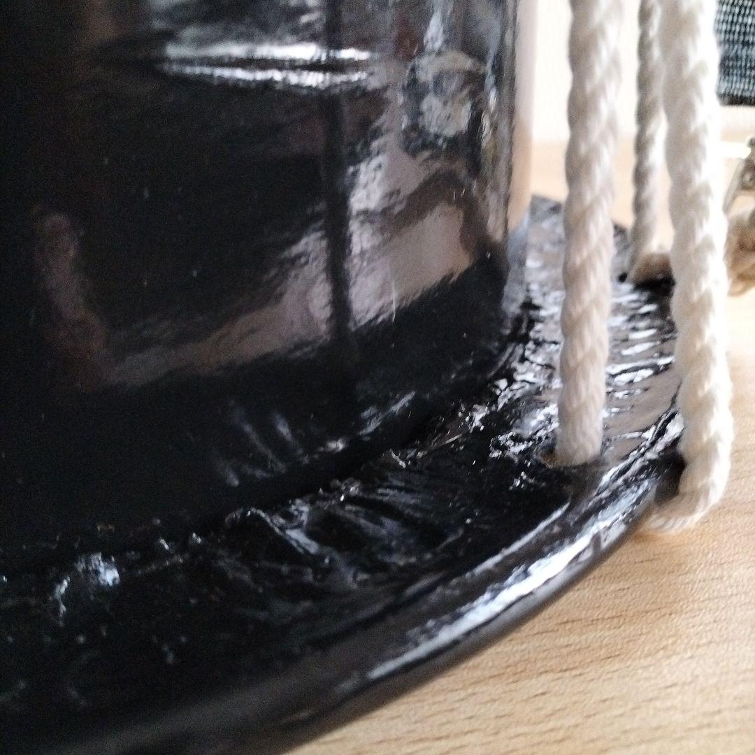 「なお様ご依頼商品」担ぎ太鼓　締太鼓　和太鼓 　天然皮革　ストラップ付中古品⑧