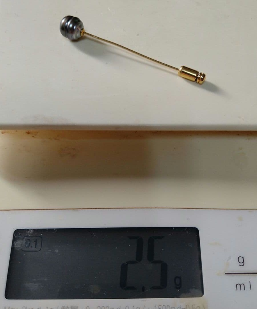 レア？１８金♪南洋パール？光加減で違うブローチです(*^^*)