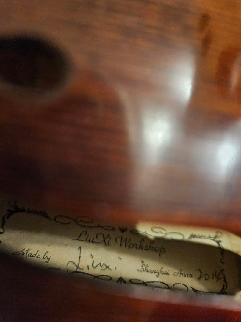 Liuxi工房 ビオラ、 カーボンマックケース、弓、肩当て付き