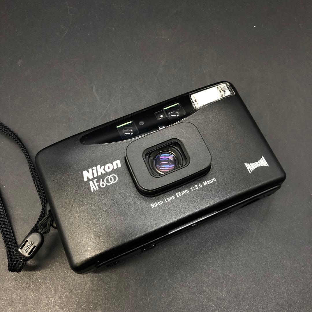 【動作確認済】Nikon AF600 MACRO コンパクトカメラ　新品電池付き