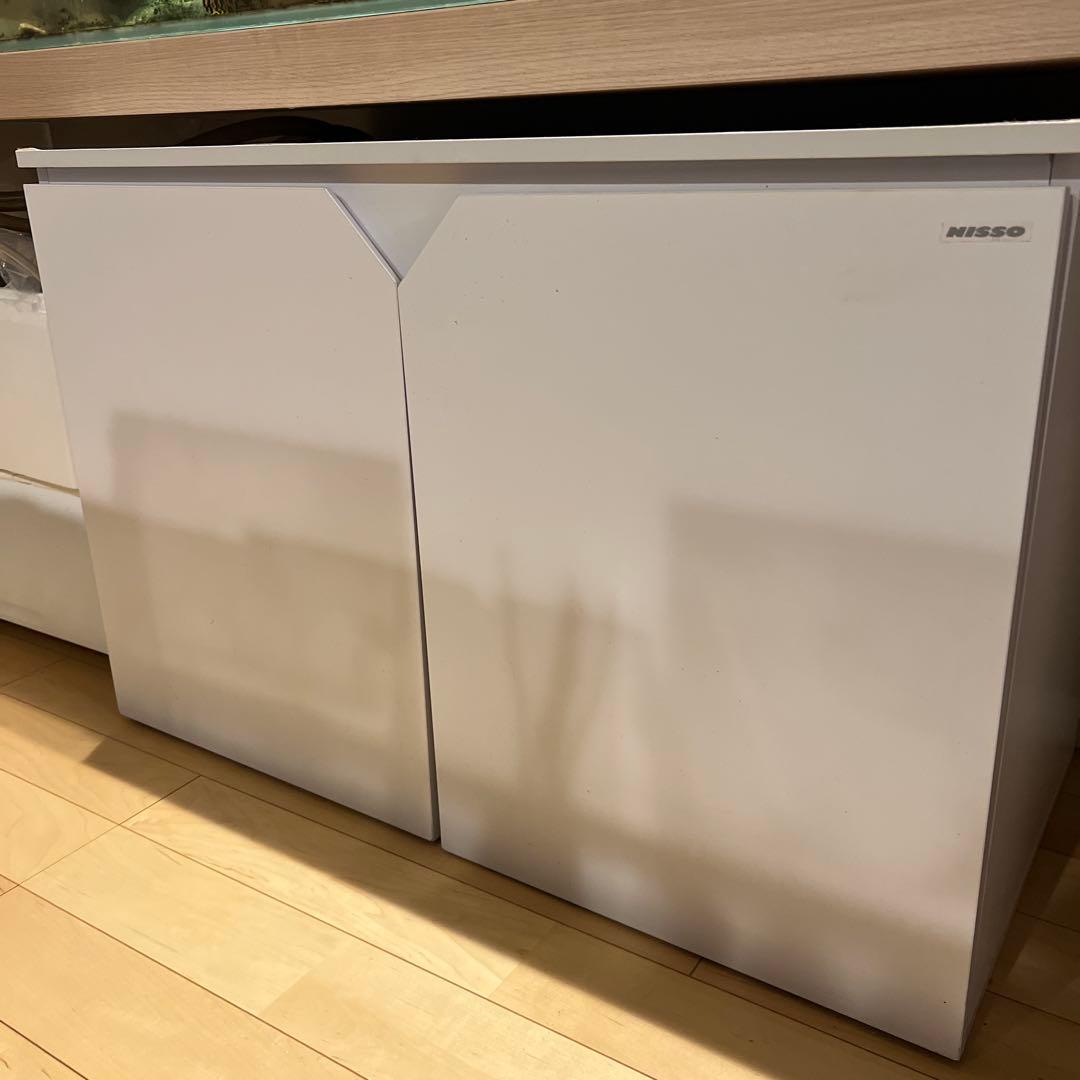 （大型）水槽台　ニッソー　アクアウッド　スタンド　９００　ホワイト　９０ｃｍ