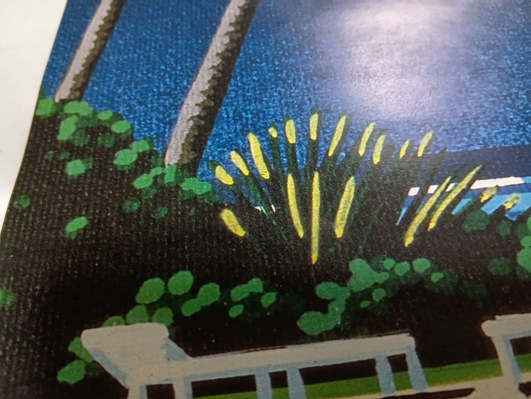 非売品　1980's　凡美社　アートポップ　ウィンドウ　パネル　永井博　ポスター