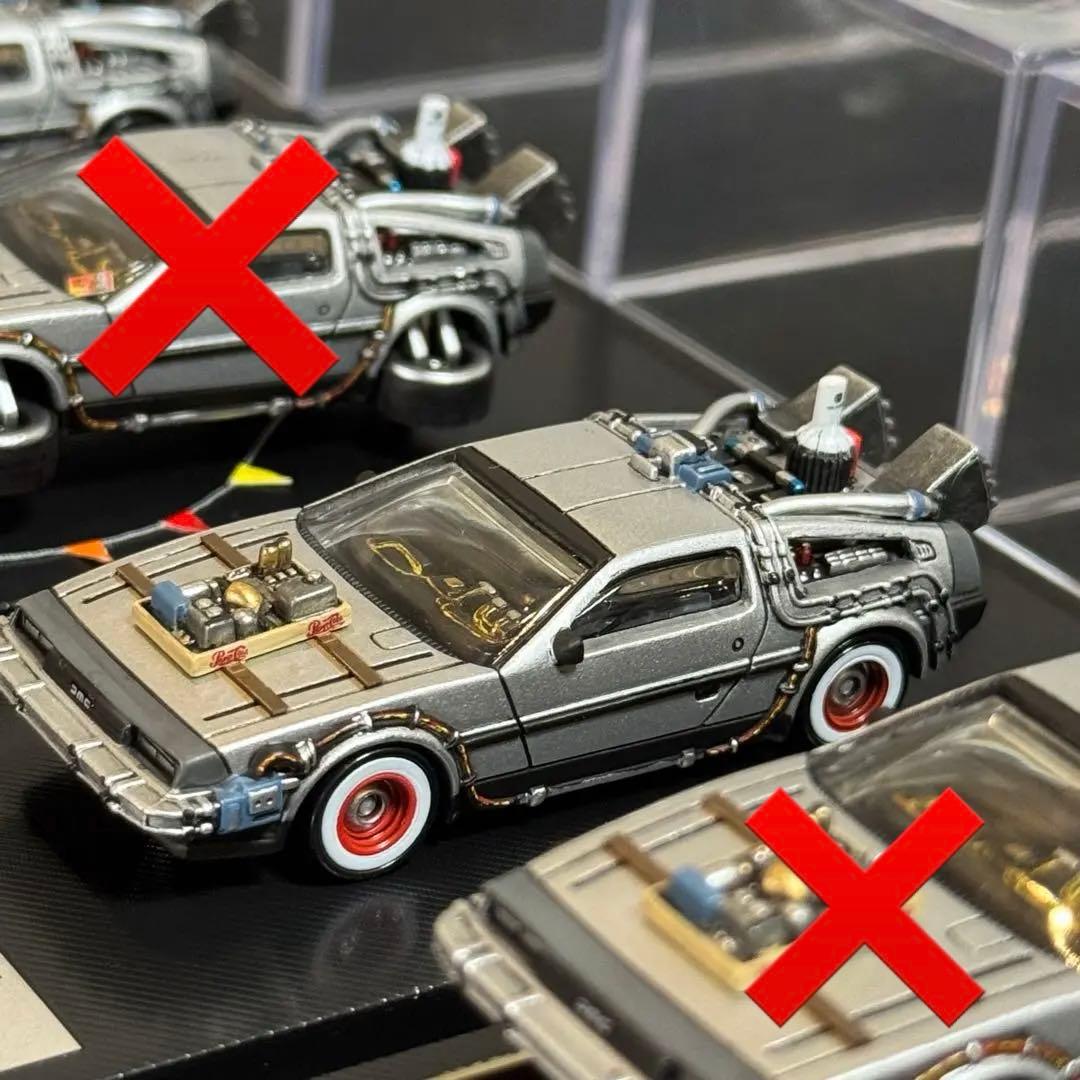 キャラウィール デロリアン Ⅰ、Ⅱ、Ⅲカスタム品 & ケース Brahim