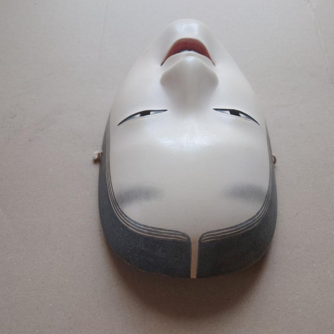 菅原法房 能面 小面 微笑みの表情 木製