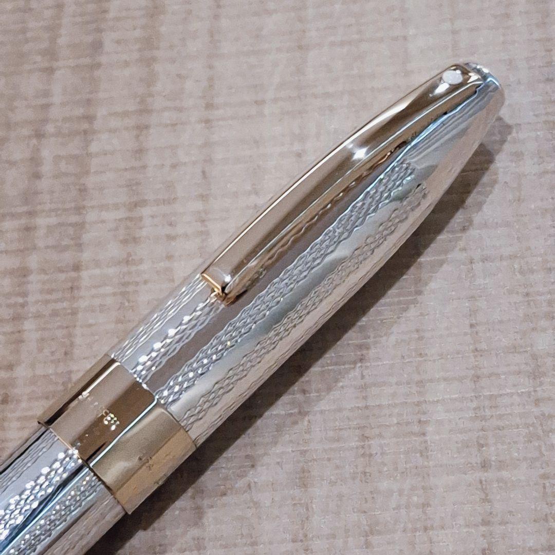 シェーファー　レガシー　ヘリテージ　スターリングシルバー　ゴールドトリム　万年筆