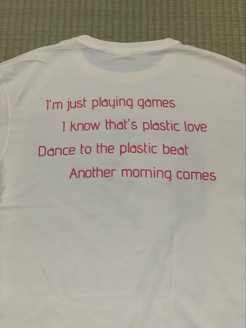 【希少】 竹内まりやPlastic Love ヴィンテージTシャツ