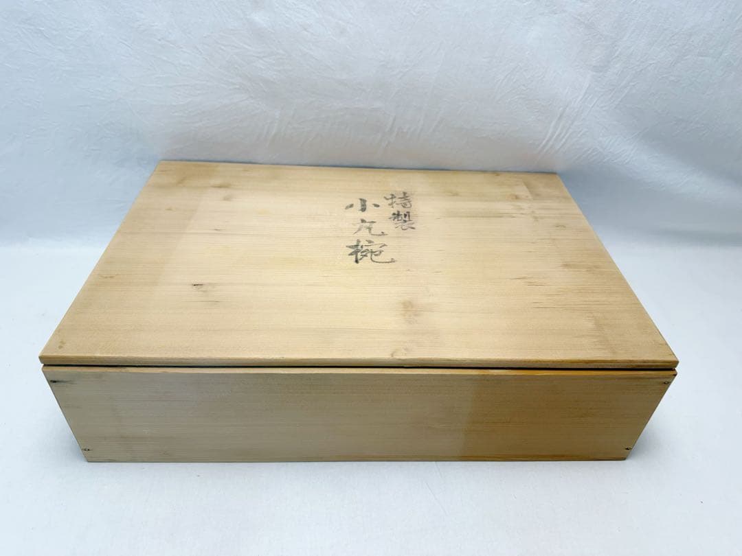 懐石道具 塗師 秀雄造 木製黒塗 特製 小丸椀 四つ椀 6客組 共箱